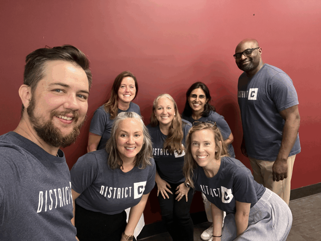 Members of the District C team